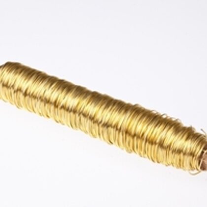 Binding Wire 0.45mm x 80gm 26g (ea) Gold