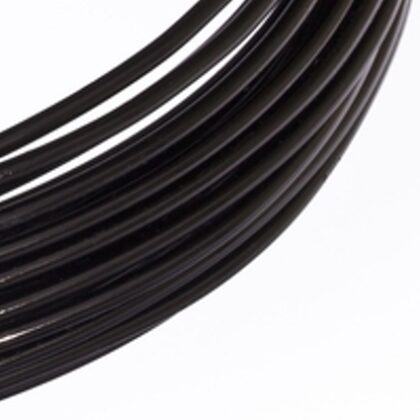 Aluminium Wire 2mm 10m Black