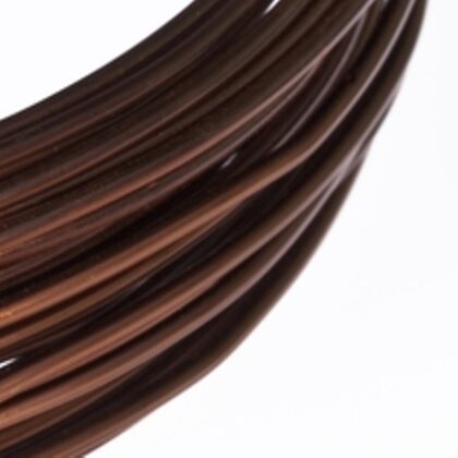 2mm Aluminium Wire 100gm Brown
