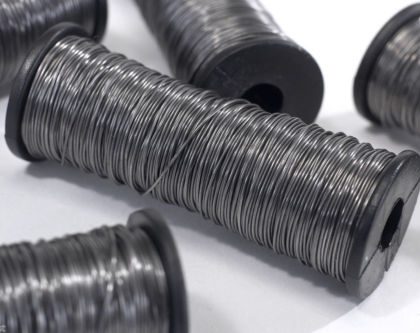 Wire Reel Ungalvanised 100gm Dark Grey/Black
