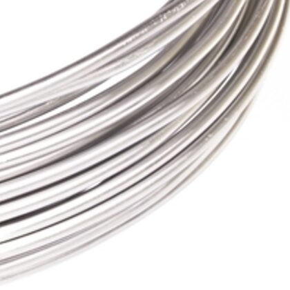 Aluminium Wire 2mm 10m roll Silver