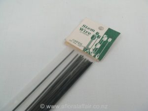 Painted Florist Wire 16gx46cm 100gm Dk Green