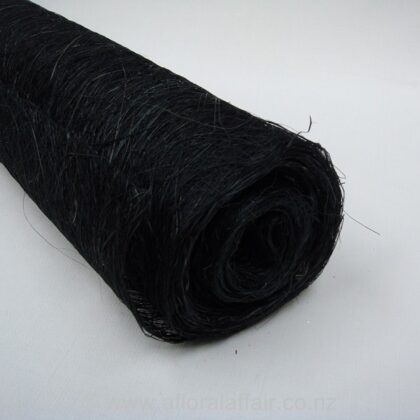 Abaca Fibre Roll L5 x W60cm - Black