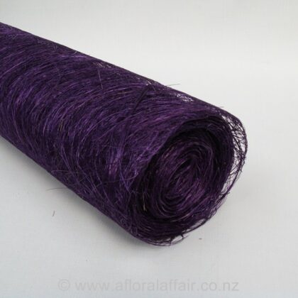 Abaca Scrunch Mat Roll 62cm x 5m Purple
