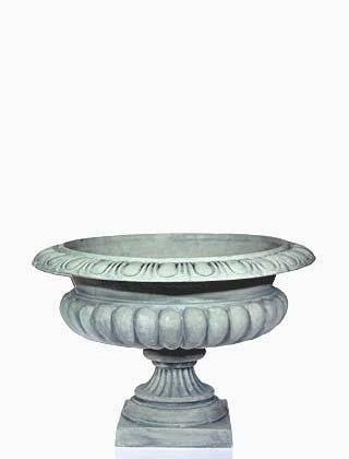 Urns Fiberglass Silver/Pewter 38D x 28H