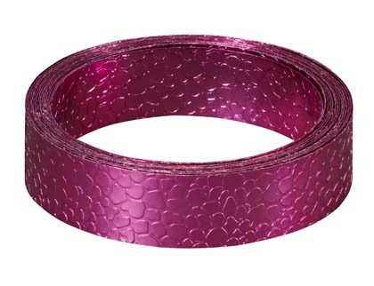 Aluminium Wire Snake Skin Hot Pink