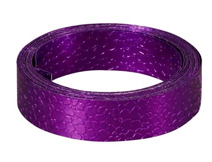 Aluminium Wire Snake Skin Purple