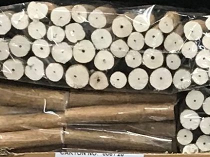 Sola Log with bark - bag of 50 12cm long pieces