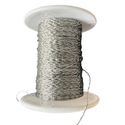 Boullion Wire 0.3mm -100g roll Silver