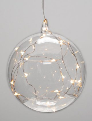 Hanging Sphere with 10 x Seed LED (warm white) 15cmd