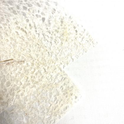 Lace Sisal Natural Fiber paper sheets 50cm x 70cm x 1 Bleached