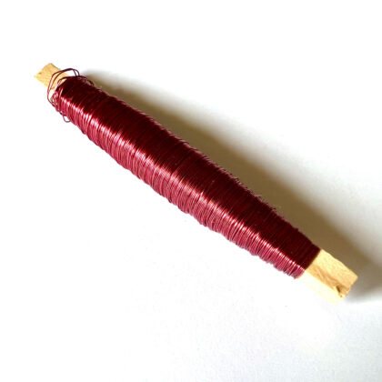 Binding Wire 0.45mm x 80gm 26g (ea) Rose
