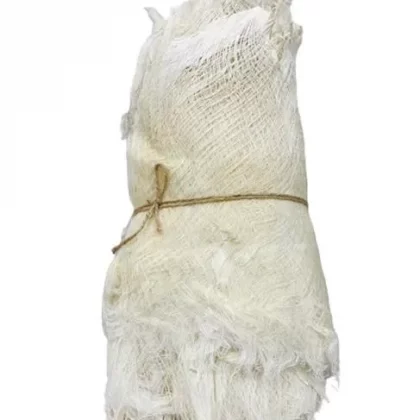 PALM NET BLEACHED APPROX 30CM X 30CM 200GM