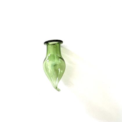 Glass Green Sea horse Vials pack of 20