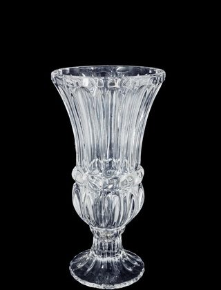 Deluxe 'RL' Glass Vase 15D x 30cmh