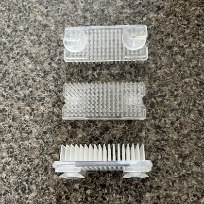 Kenzan Plastic Clear Rectangular 70x20mm clear