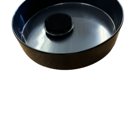 Ikebana Black Container 220mm cmd by 50mm high small