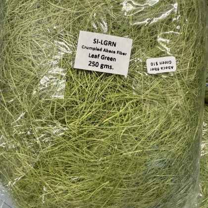Abaca Fiber Shreded 250gr pack green
