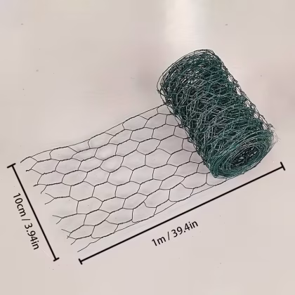 Inch Hexagonal Galvanized PVC Coated Chicken Cage Mesh 1m