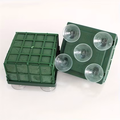 Square Five-suction Cup Foam Flower Cage